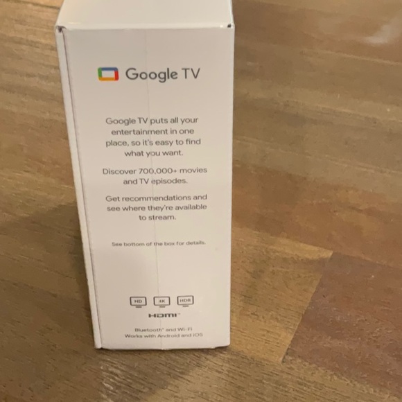 Google Chromecast with Google TV - Snow - Picture 4 of 5